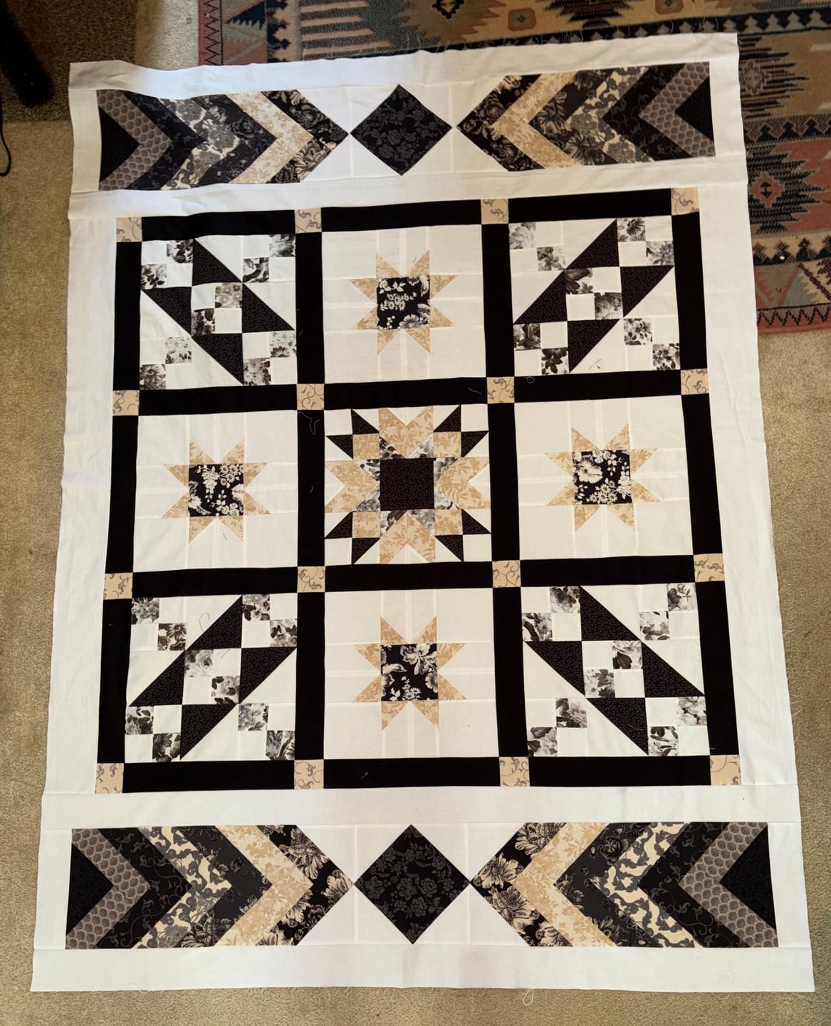 Customer photo review of True Fabrics - Cotillion - Precut Fabric