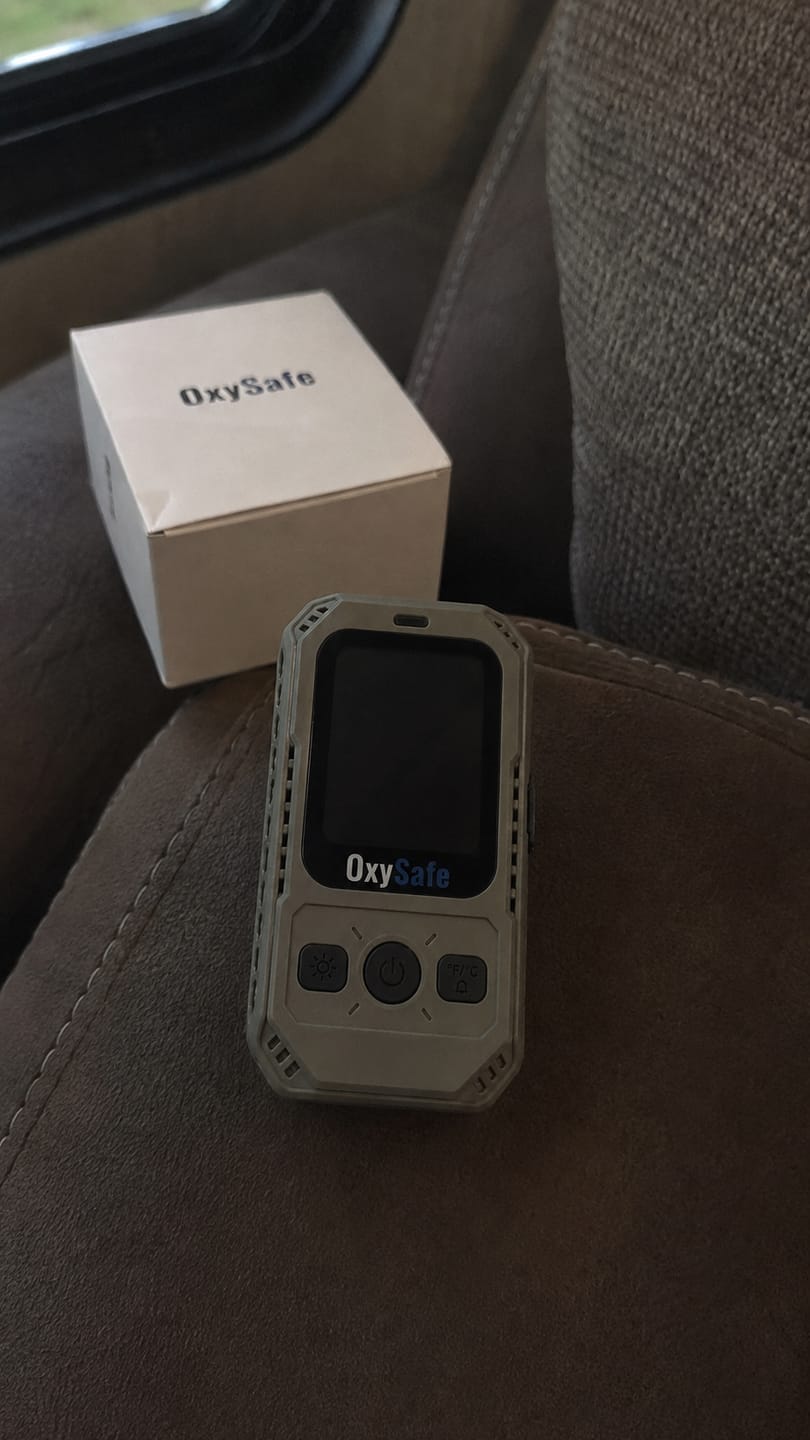 Customer photo review of OxySafe™ OffGrid RV & Motorhome CO Detector