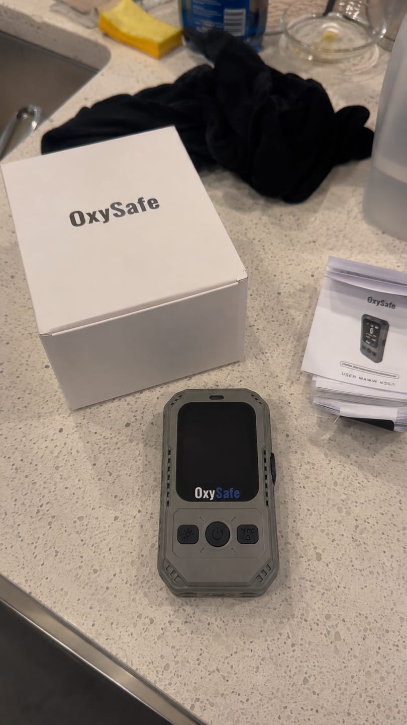 Customer photo review of OxySafe™ OffGrid RV & Motorhome CO Detector