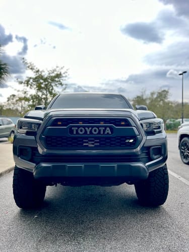 Customer photo review of TriColor 3 Color Grille Badge Emblem