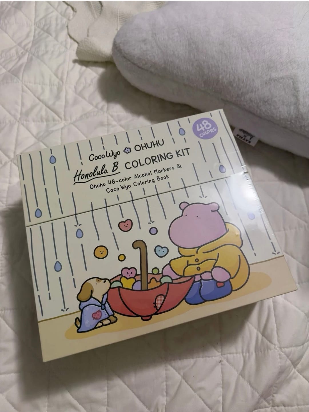 Customer photo review of Ohuhu × Coco Wyo コラボ限定 イラストマーカー48色＋塗り絵ブック1冊セット