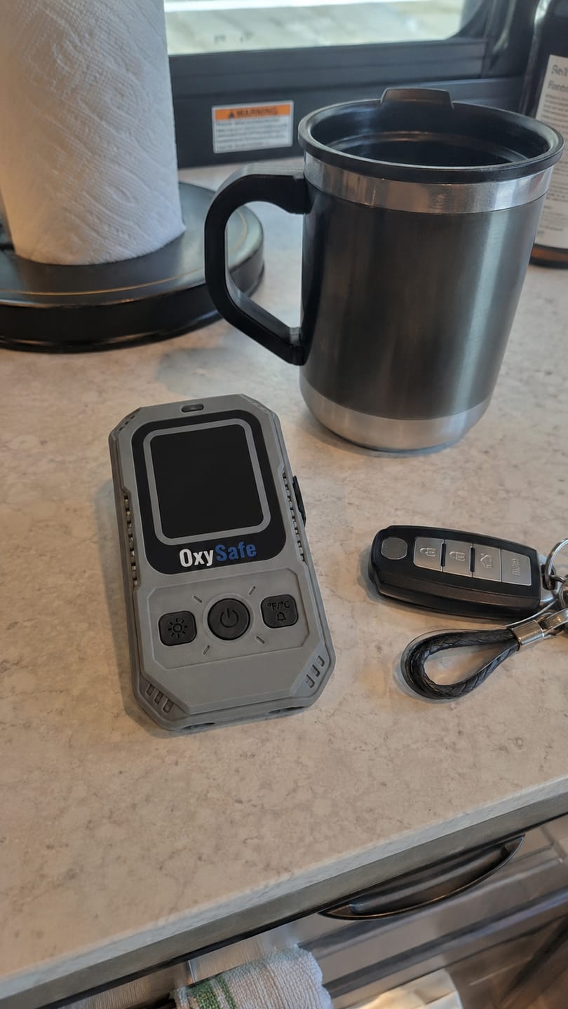 Customer photo review of OxySafe™ OffGrid RV & Motorhome CO Detector