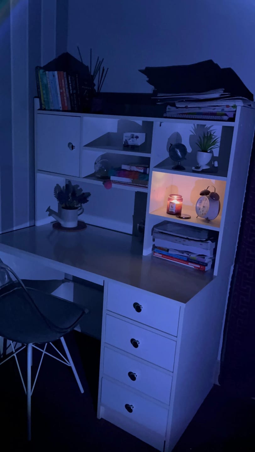 Customer photo review of RGB 16 Color Sunset Lamp