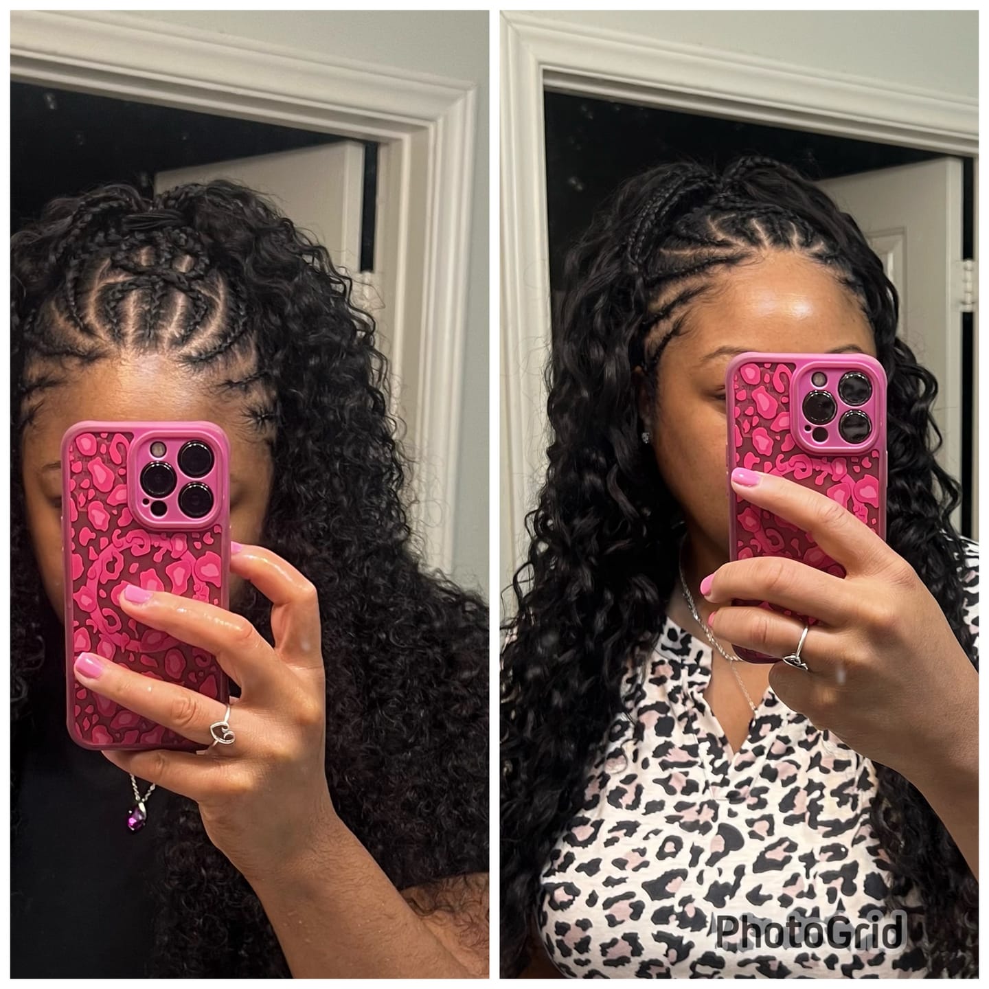 Customer photo review of Human Crochet Hair Natural Wave