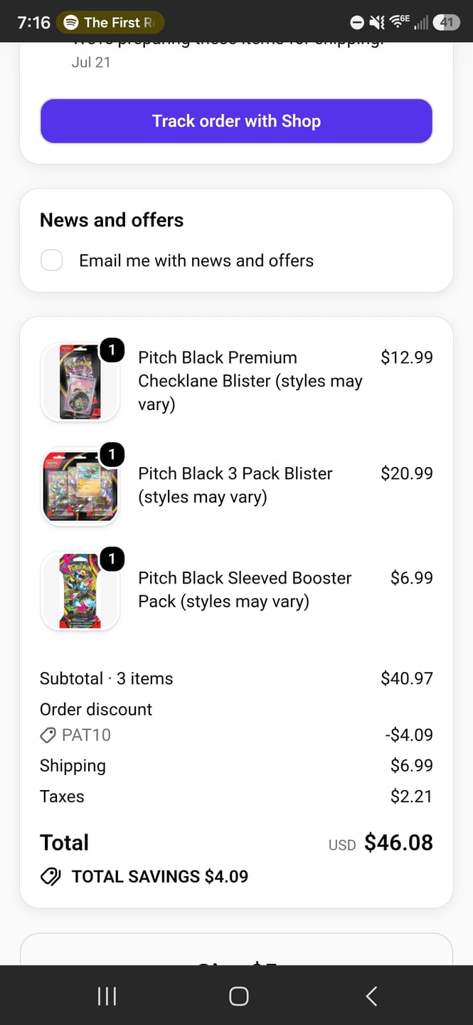 Customer photo review of Pitch Black 3 Pack Blister (styles may vary)
