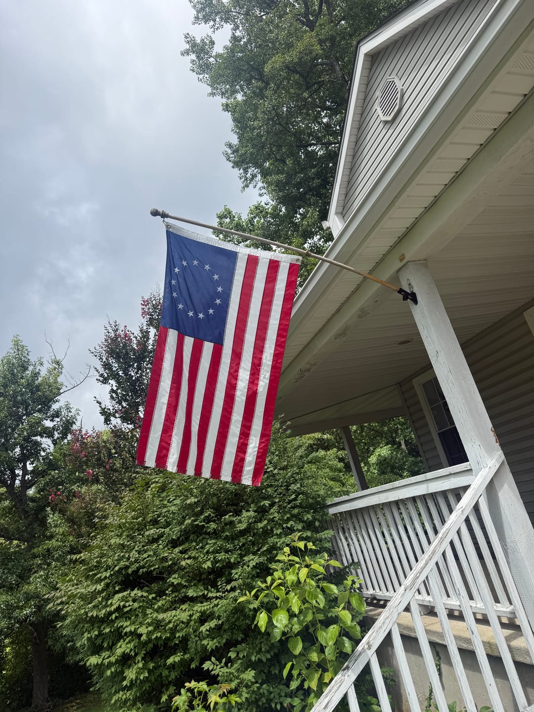 Customer photo review of 3' x 5' Betsy Ross Flag
