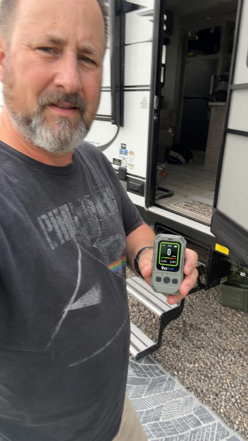 Customer photo review of OxySafe™ OffGrid RV & Motorhome CO Detector