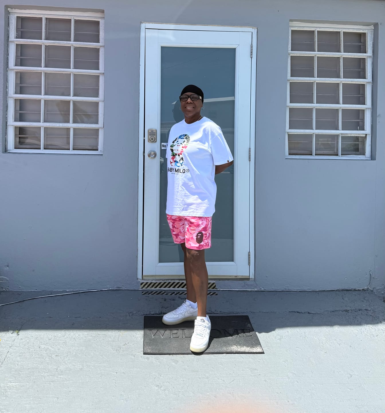 Customer photo review of BAPE ABC Camo Beach Shorts
