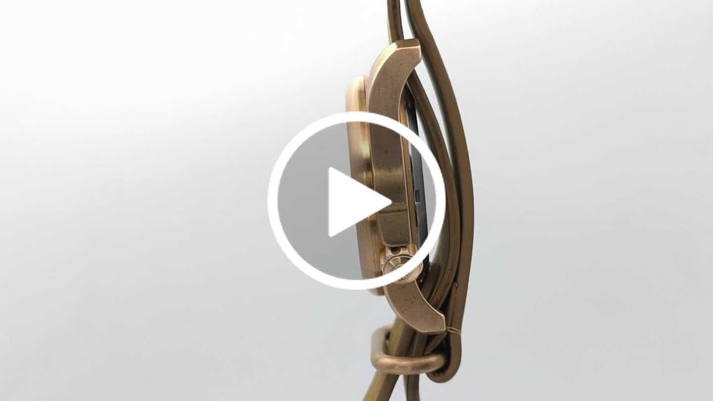 Customer video review of VOYAGER - 100M Waterproof Bronze Automatic Field Watch | Sandstone Green