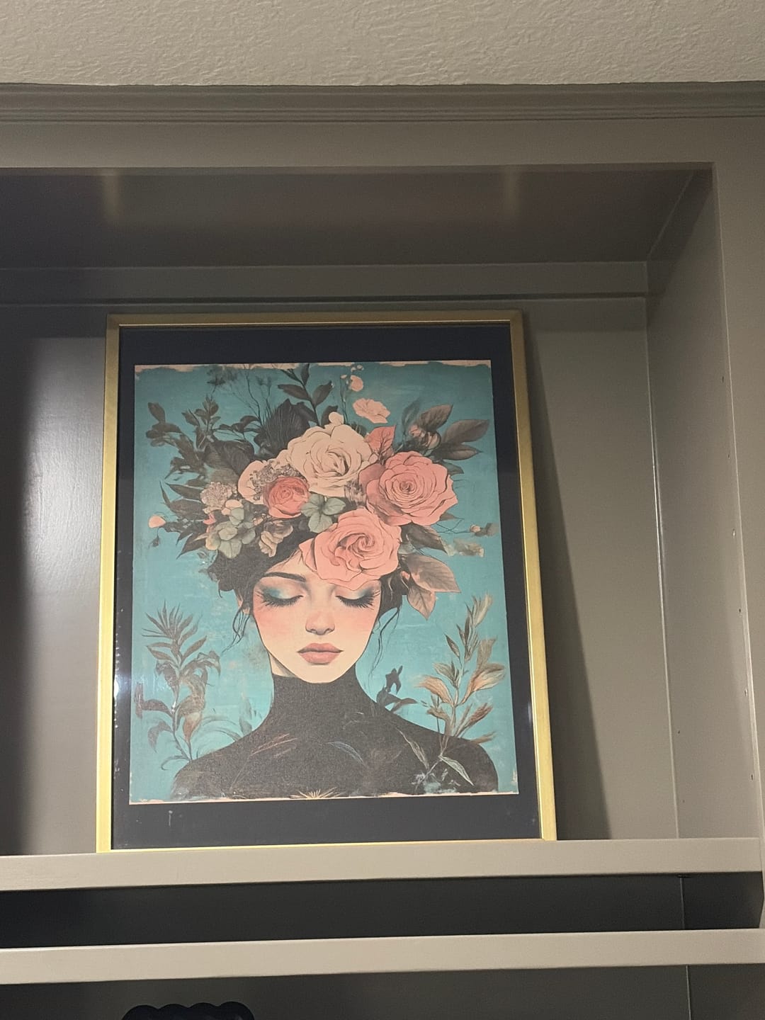 Customer photo review of Floral Muse No3 Print
