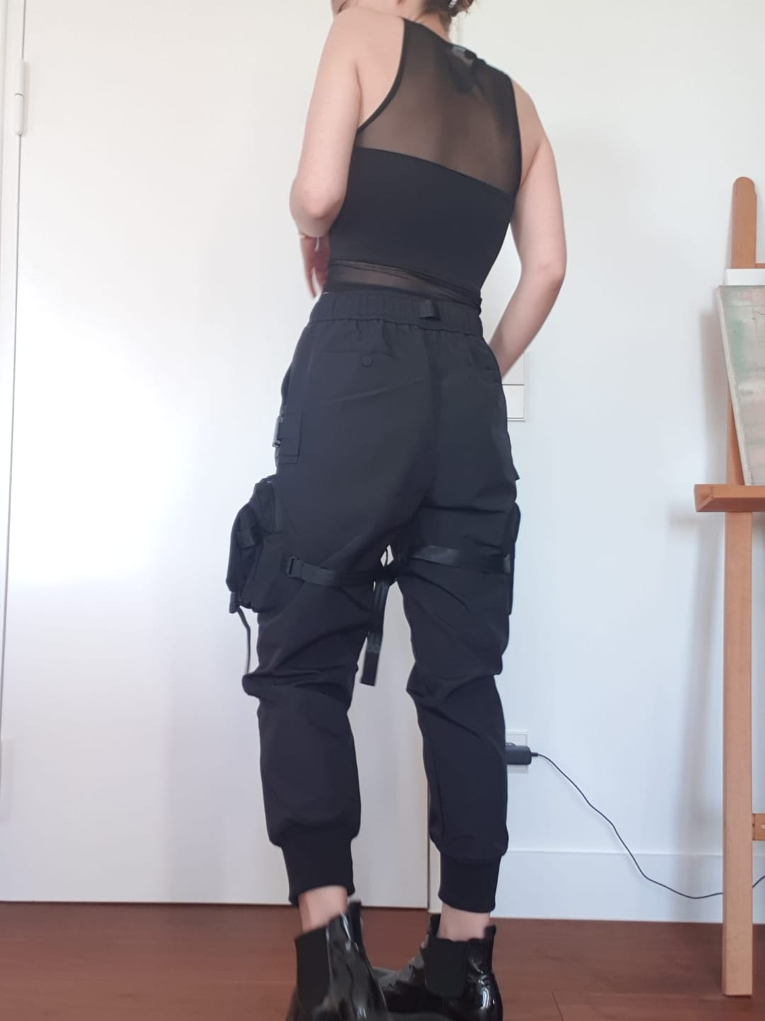 Customer photo review of Techwear Ninja Pants