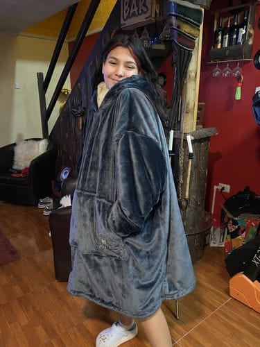 Customer photo review of Abrigo Oversize - Dolly Marengo Unisex