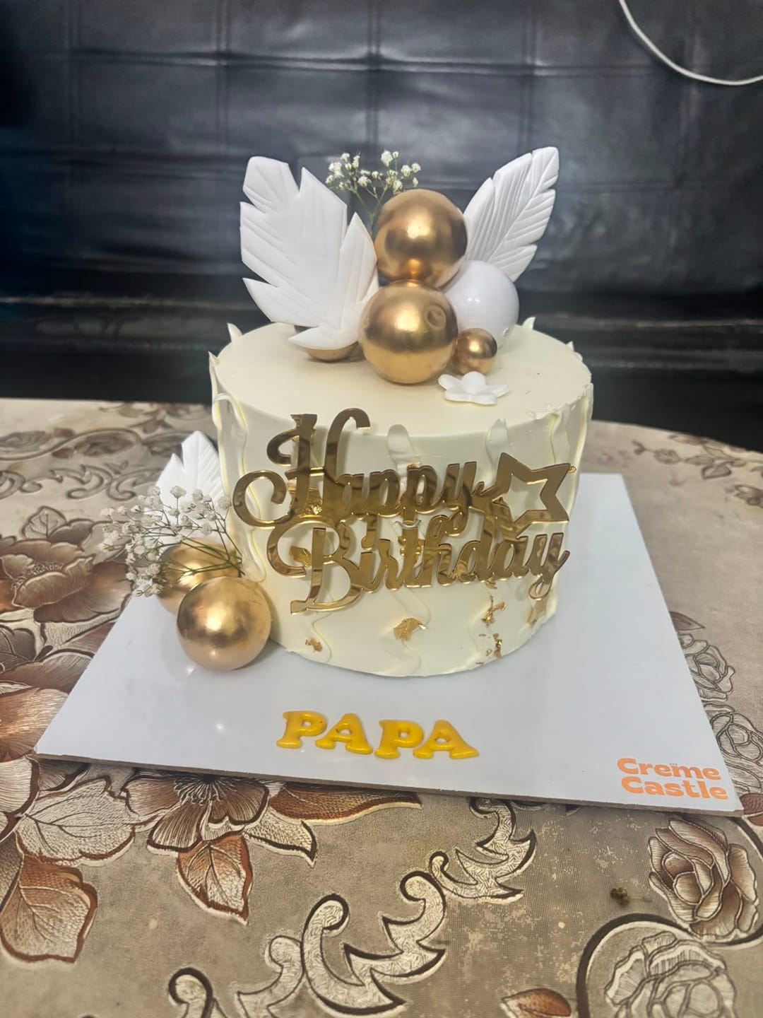 Customer photo review of Customized Flower Cake
