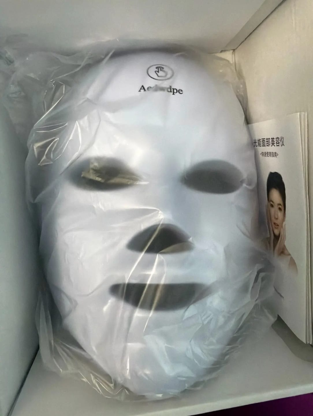 Customer photo review of Máscara facial LED