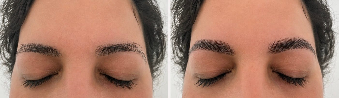 Customer photo review of Brow Lamination Kit