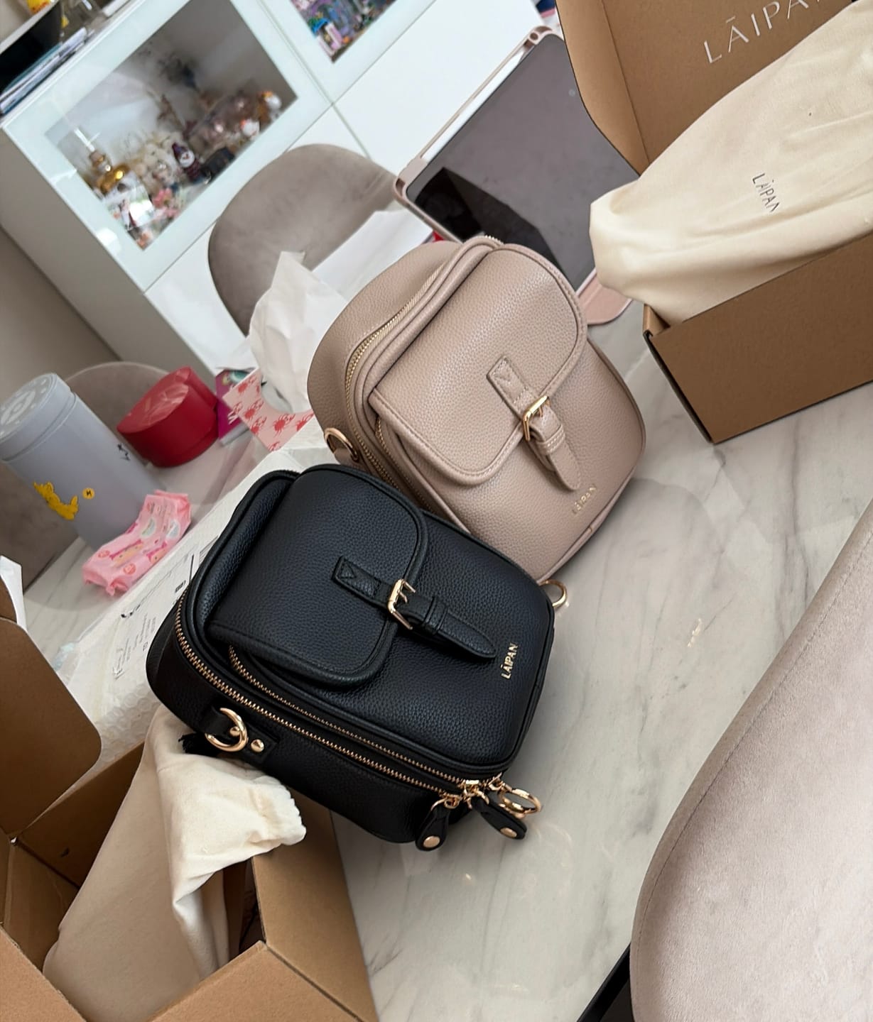 Customer photo review of Laipan - The Roomiest Crossbody bag