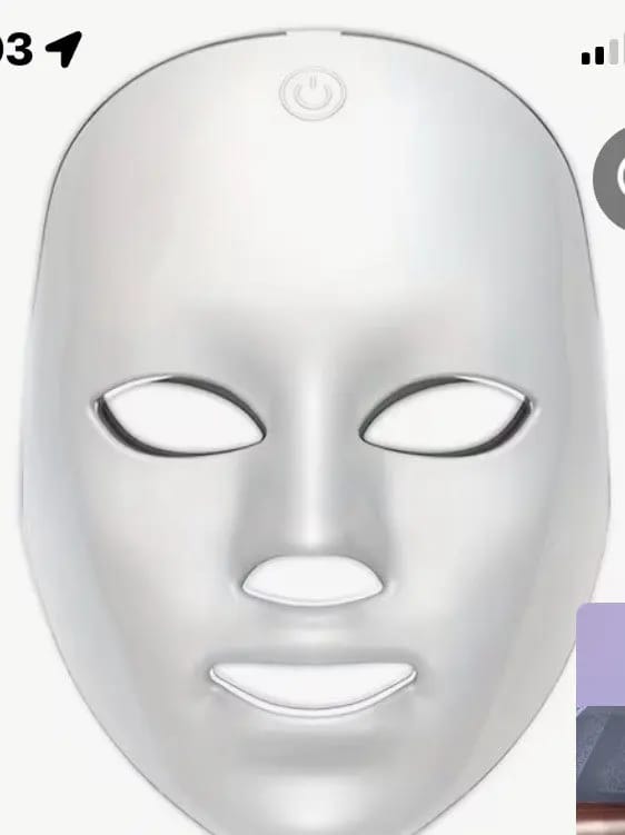 Customer photo review of Máscara facial LED
