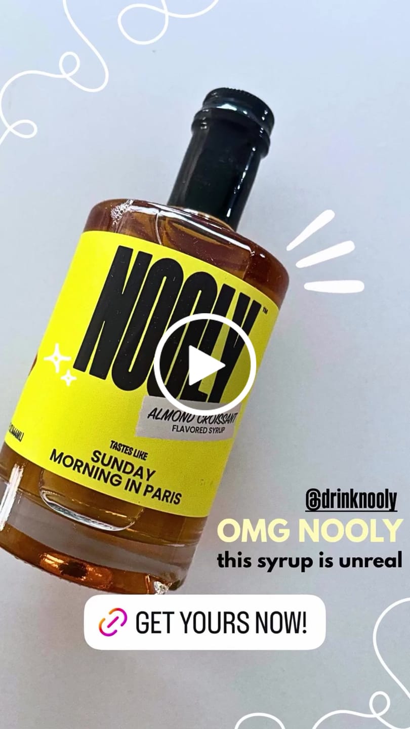 Customer video review of Almond Croissant Syrup