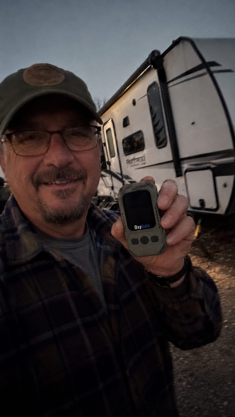 Customer photo review of OxySafe™ OffGrid RV & Motorhome CO Detector
