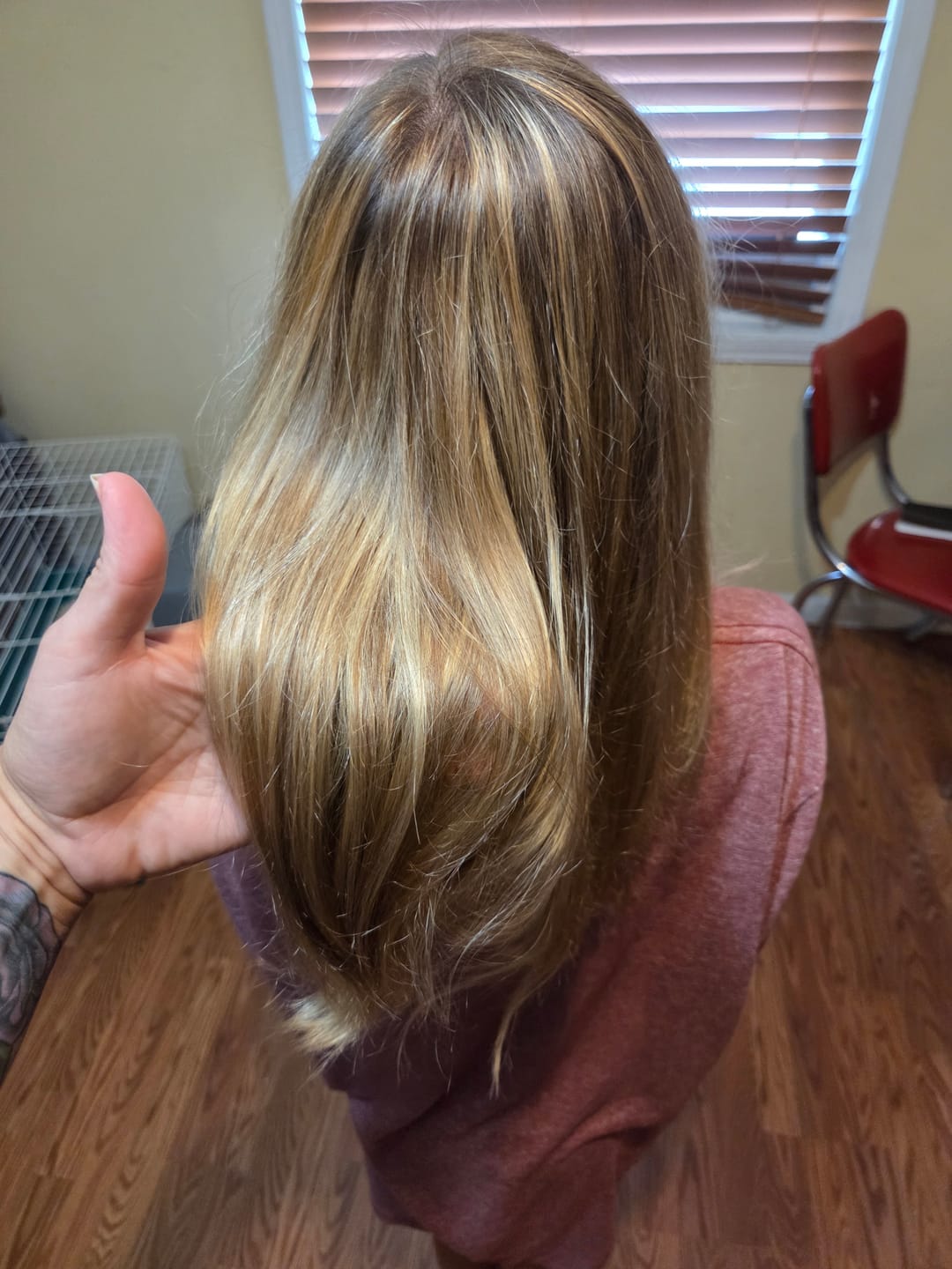 Customer photo review of Rosemary Biotin Shampoo Bar – Thinning Hair | VIORI