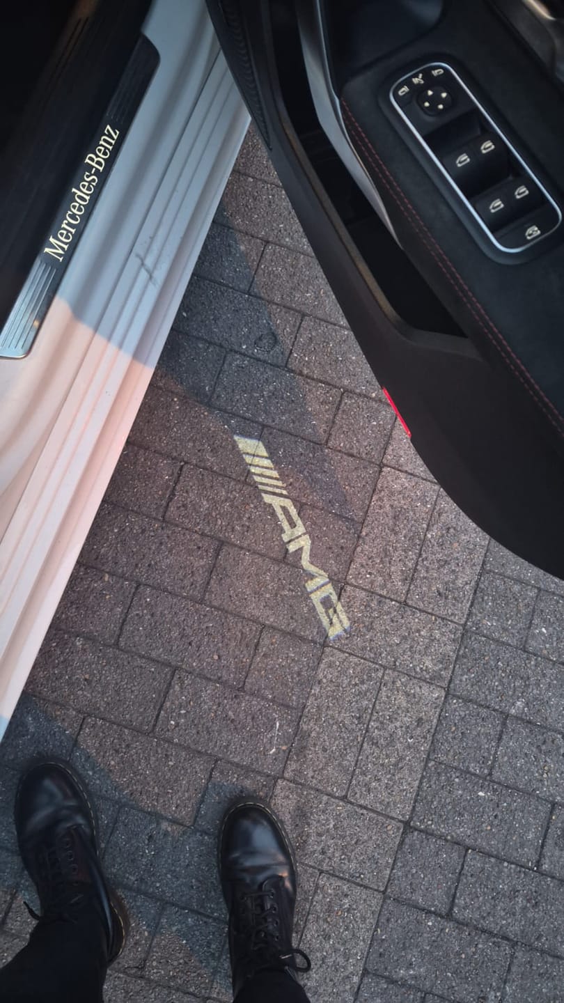 Customer photo review of MERCEDES DOOR LIGHTS