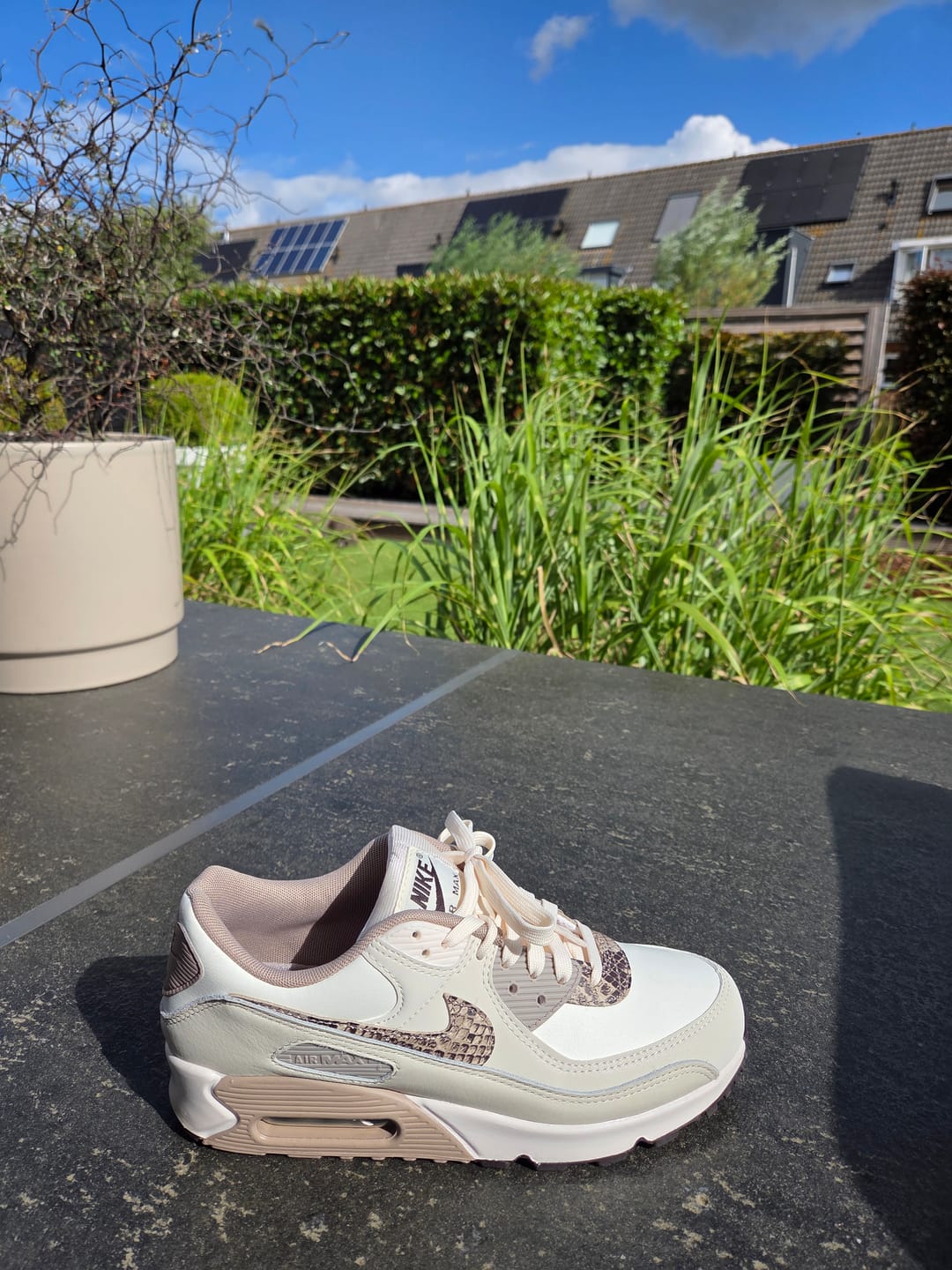 Customer photo review of Nike Air Max 90 Light Pink Snakeskin (W)