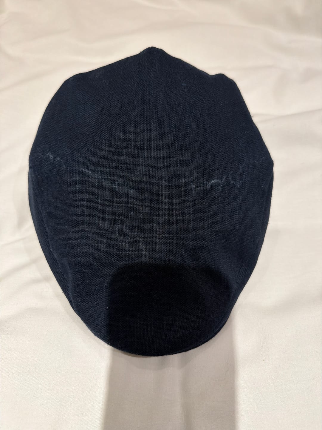 Customer photo review of British Linen Flat Cap