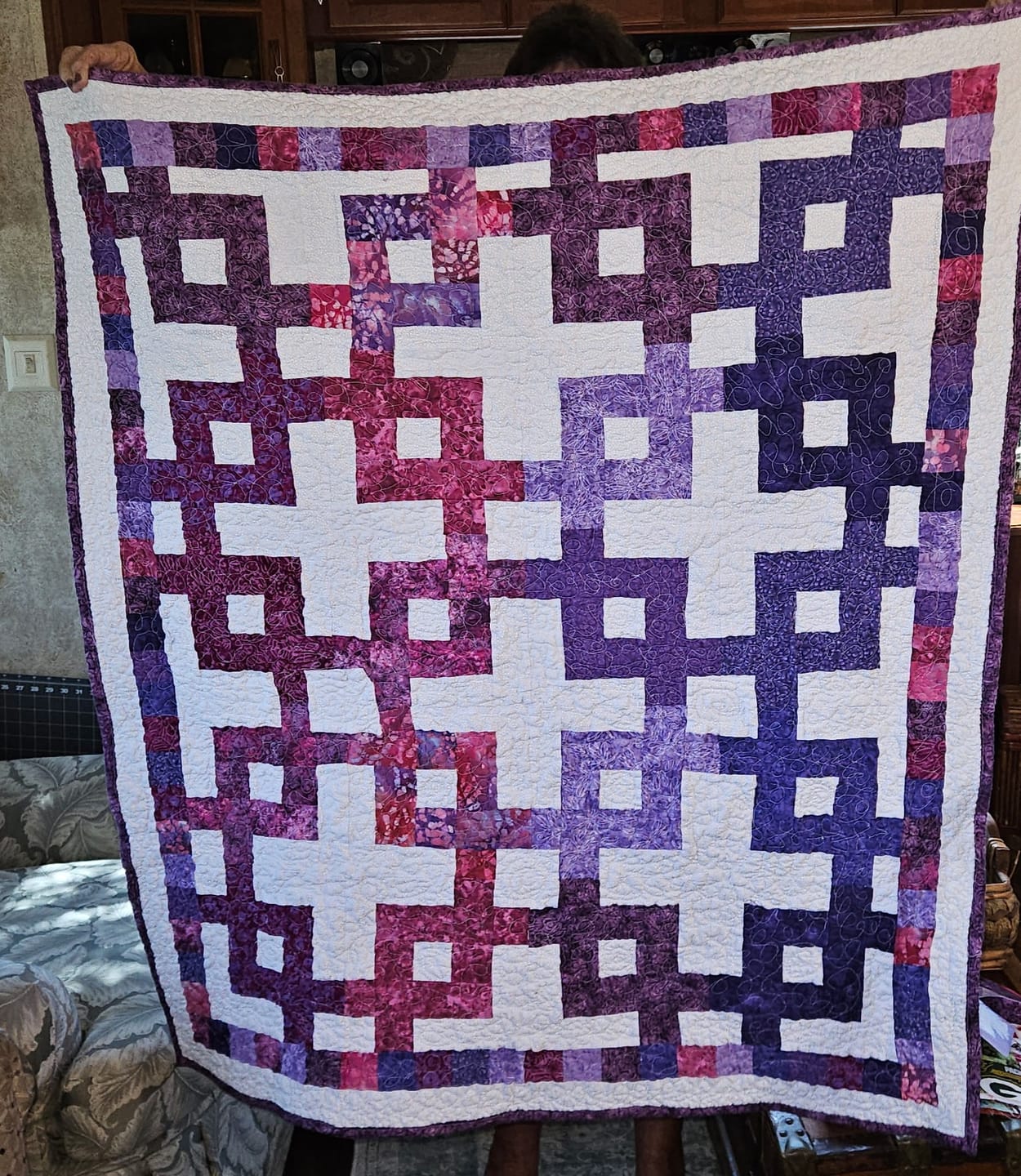 Customer photo review of Batik - Etch Candy - 44 Inches Wide 100% Cotton - Windham Anthology