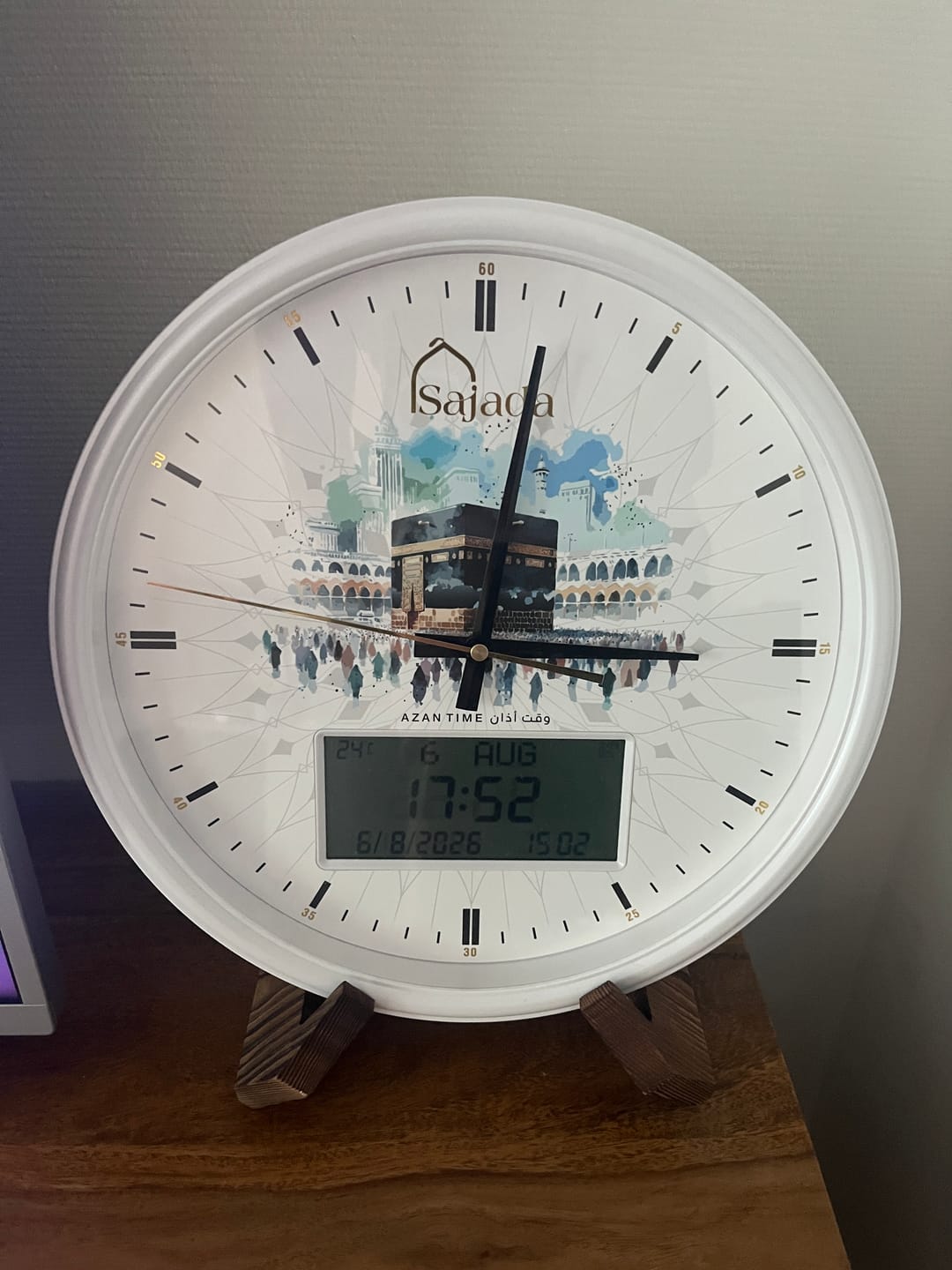 Customer photo review of Sajada Azan Clock