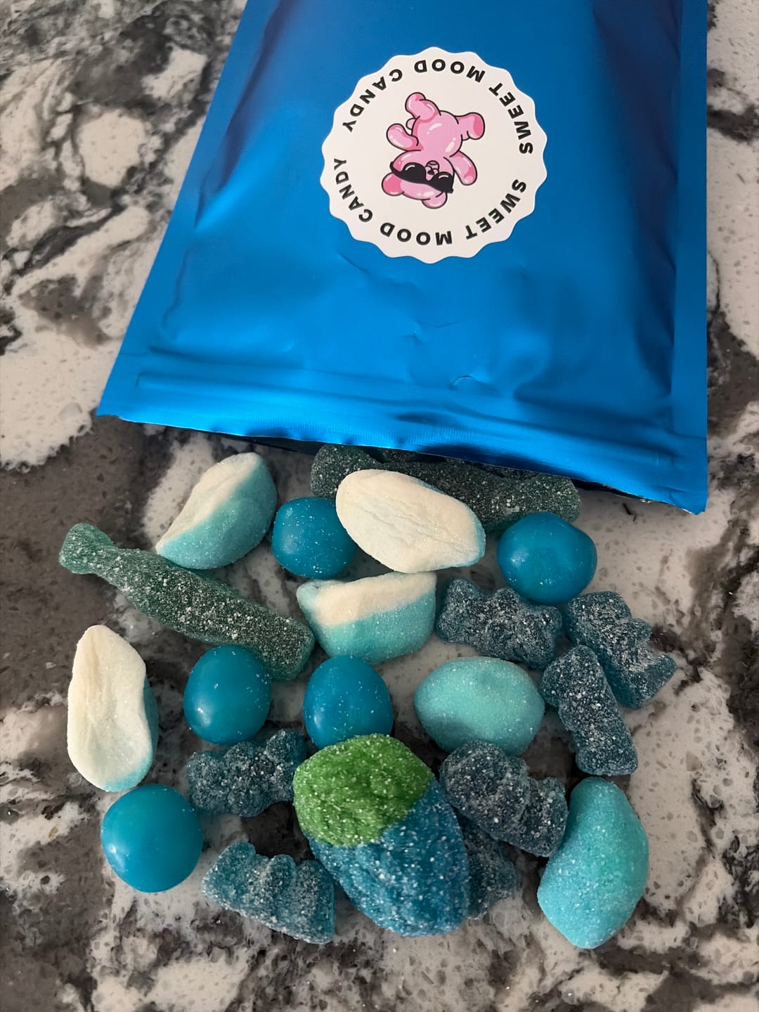 Customer photo review of Blue Raspberry Lovers Mix