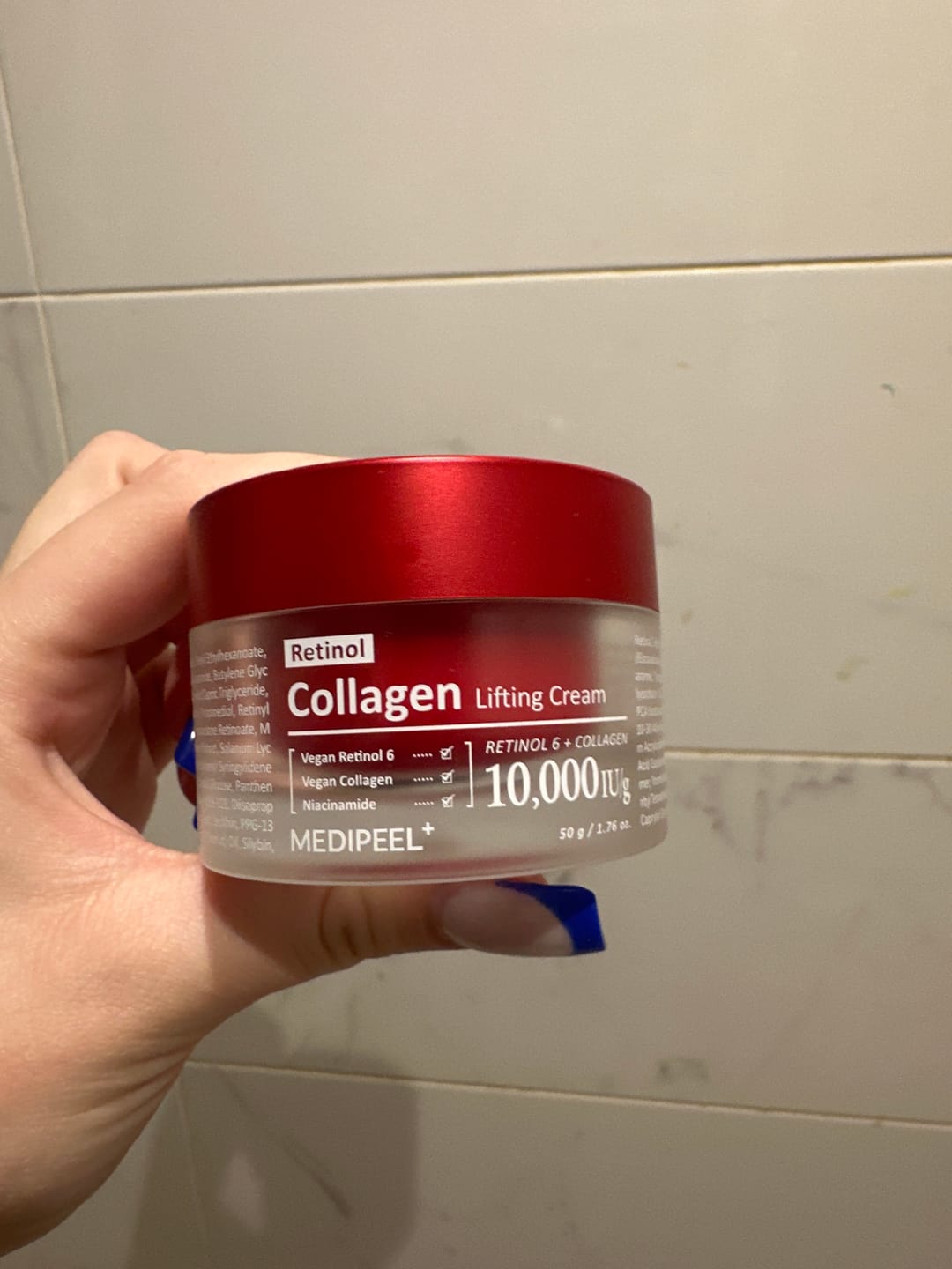 Customer photo review of Sejas krēms ar retinalu MEDI-PEEL Retinal Collagen Lifting Cream