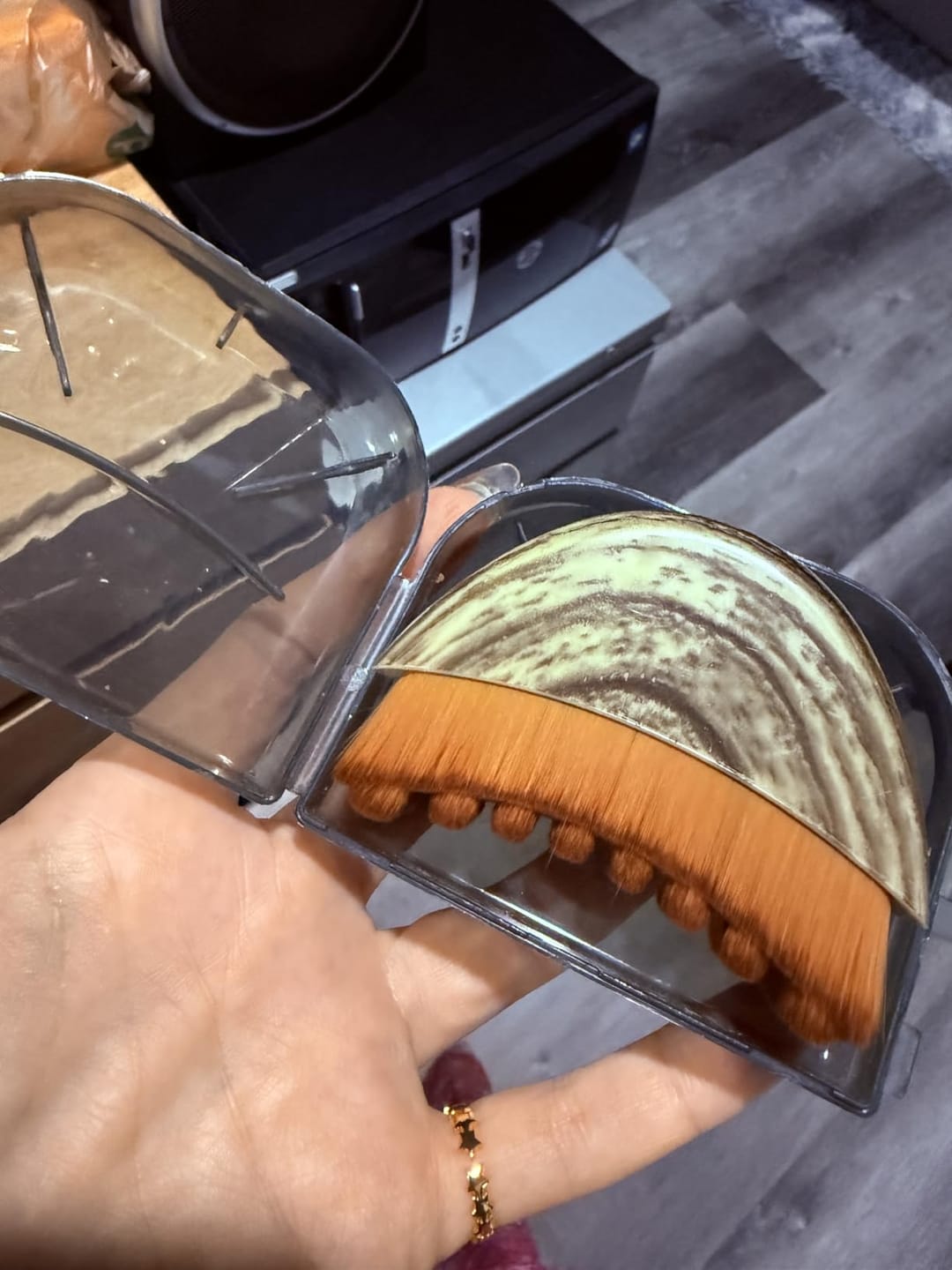 Customer photo review of Lymphatic Face Brush