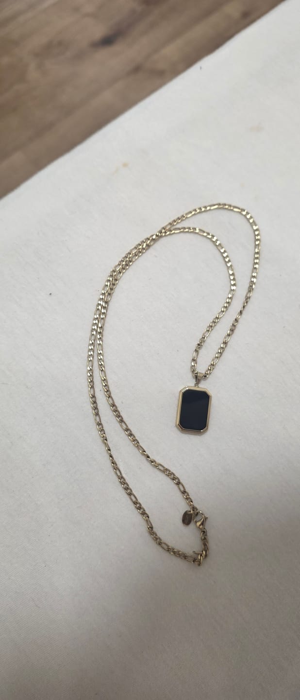 Customer photo review of Agate Necklace for Man