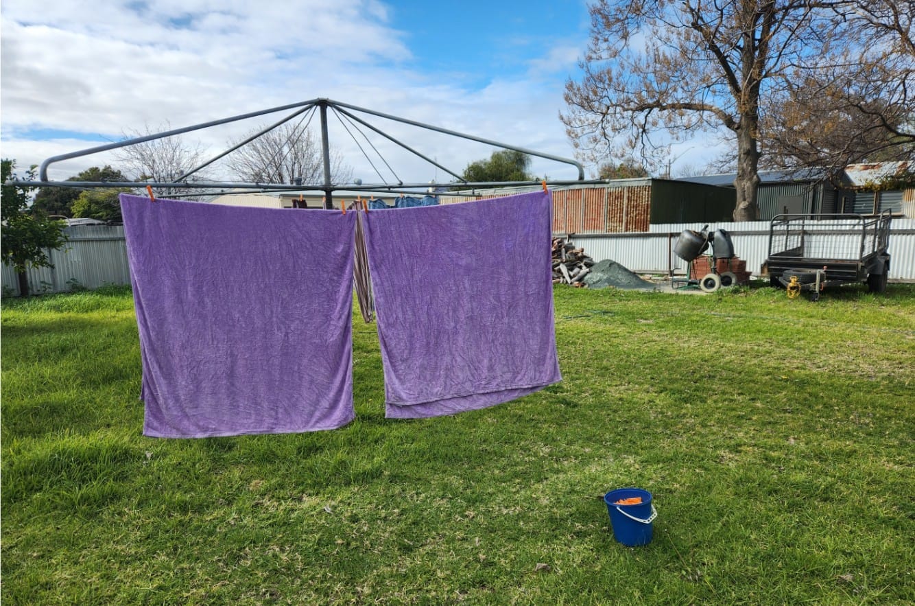 Customer photo review of The Towel (WHITE)