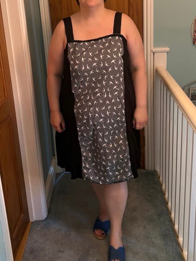 Customer photo review of Plain 100% Cotton Single Jersey Fabric