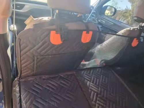 Customer photo review of Happy Hound - Back Seat Dog Cover 50% OFF NOW 🔥