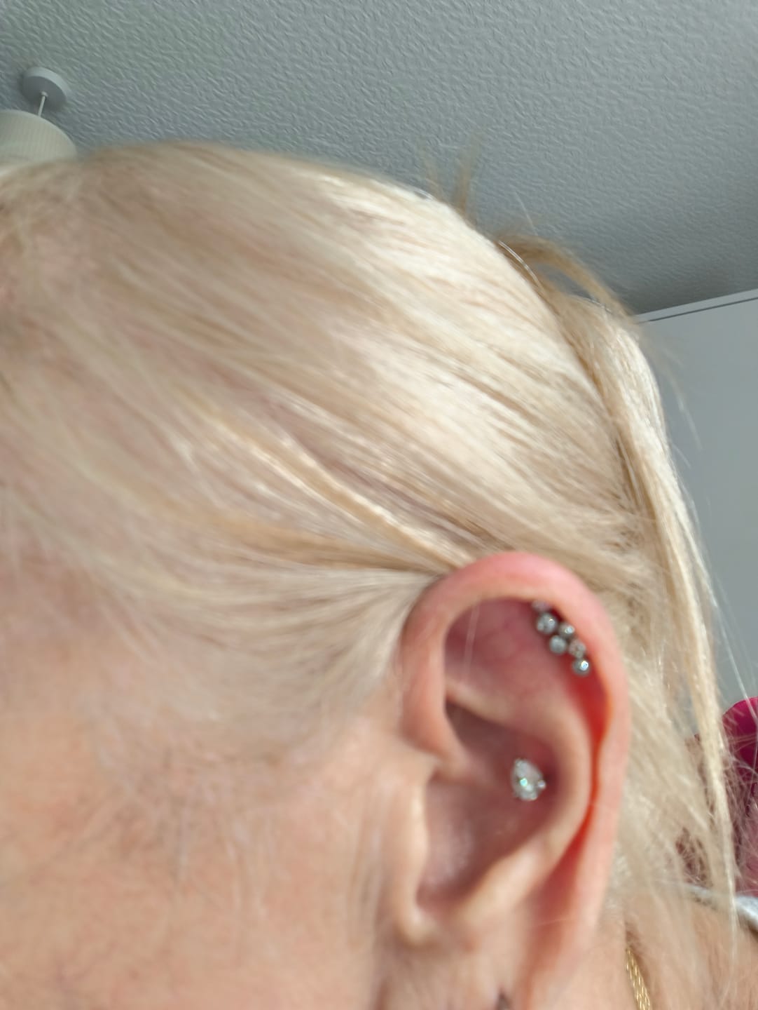 Customer photo review of Roxi U hoop silver