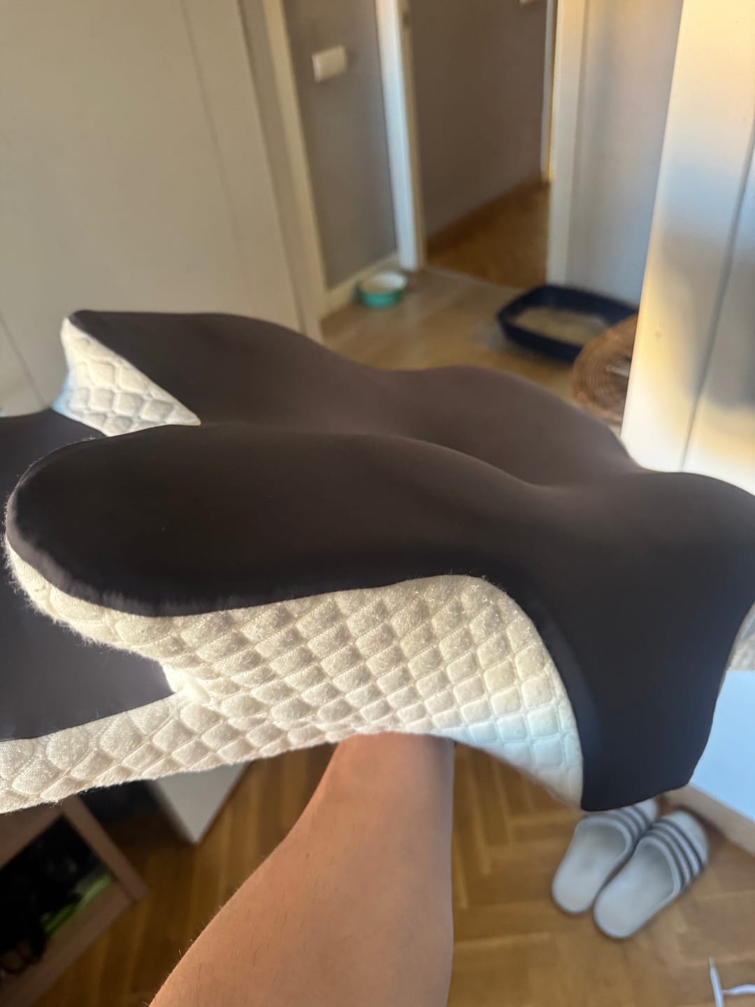 Customer photo review of Almohada Cervical Ergonómica Viscoelástica