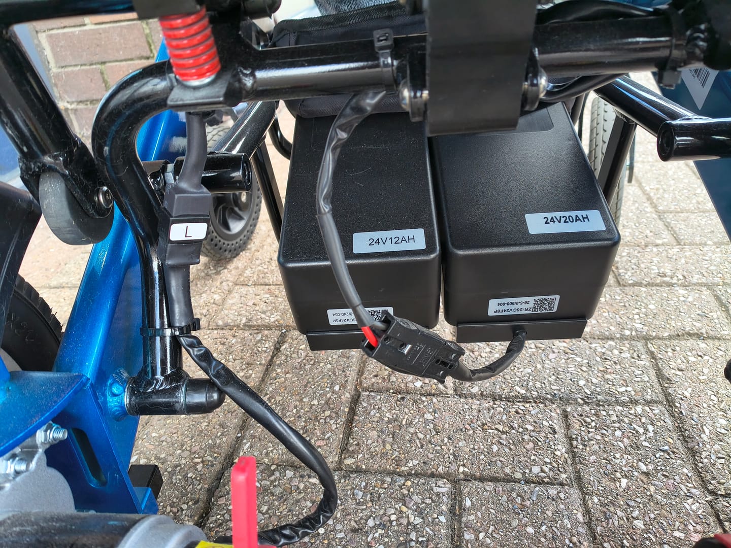 Customer photo review of Extra Range 24V 20Ah Lithium-ion Battery for V3 Freedom Pro and Elite Powerchair