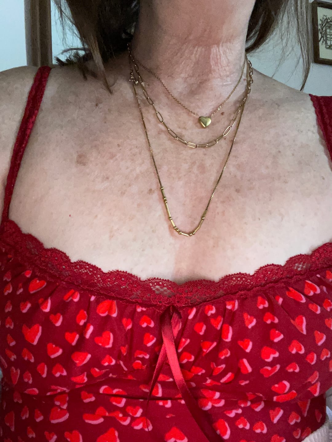 Customer photo review of Riley Heart Necklace (Bundle)
