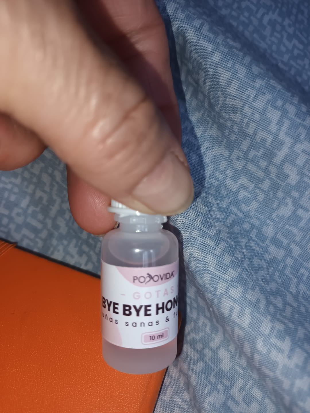 Customer photo review of Gotas ByeBye Hongos – Uñas Sanas & Fuertes