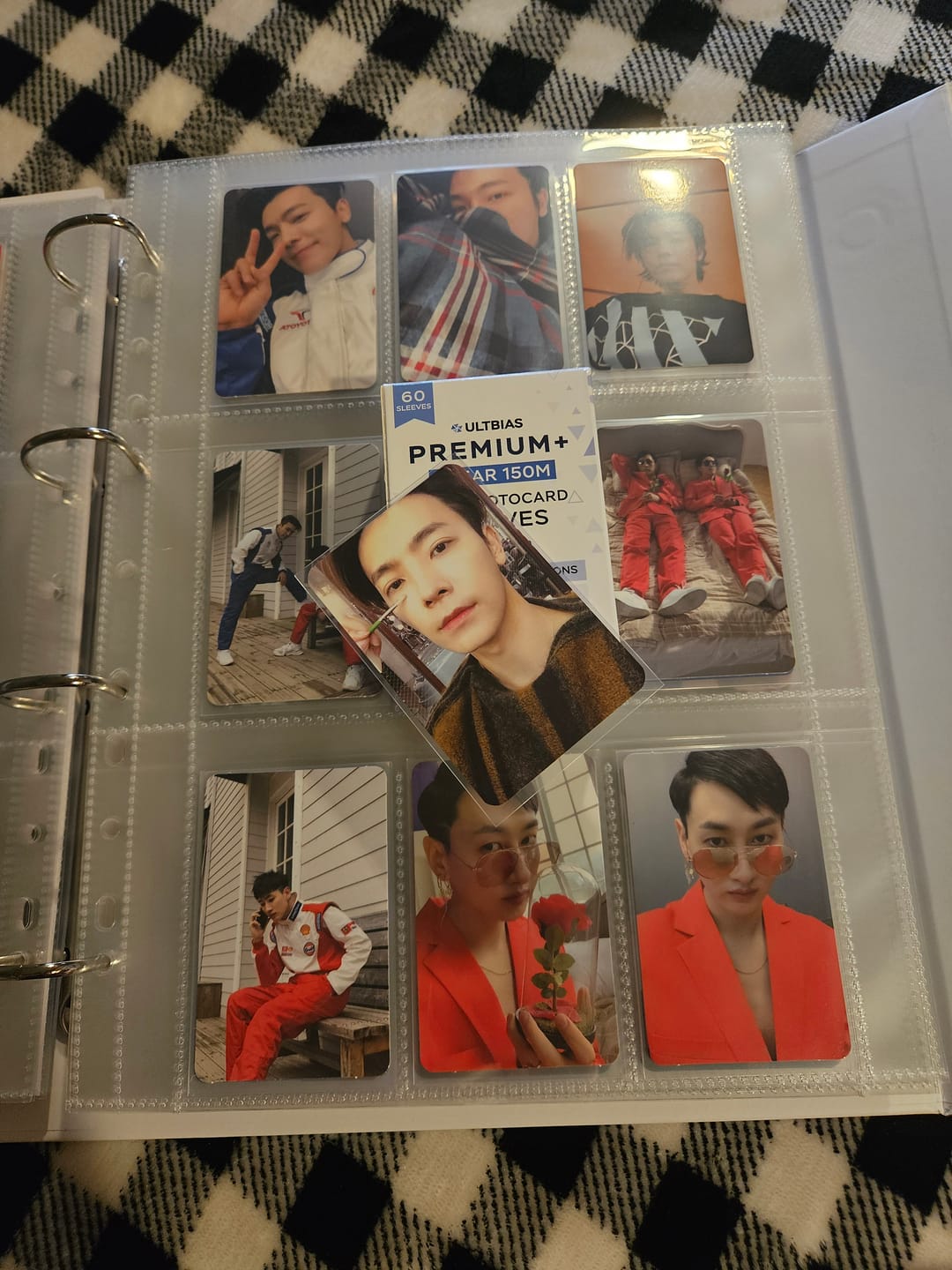 Customer photo review of 150M Photocard Sleeves - Slim - Clear