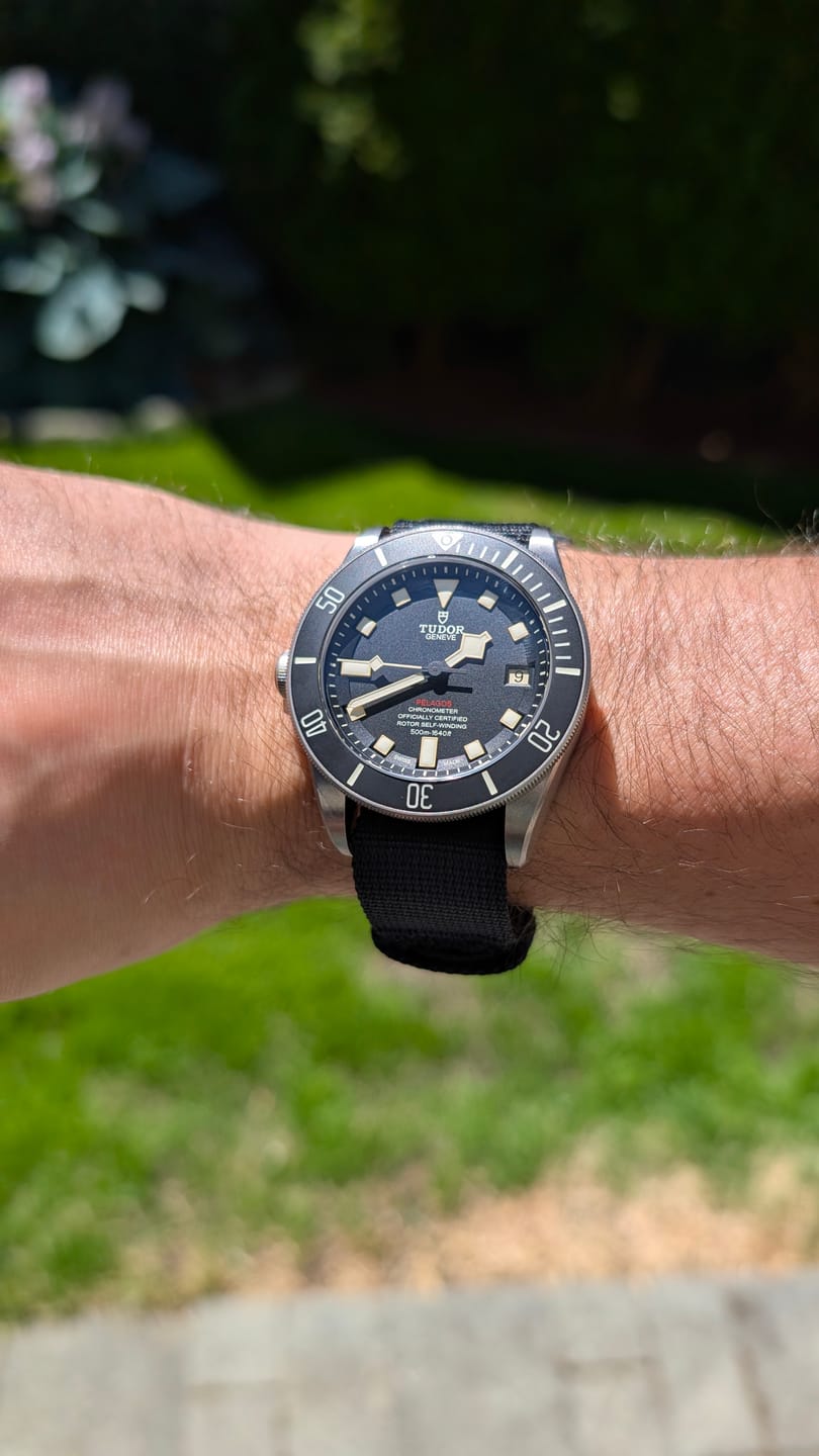 Customer photo review of Glomar Explorer - Hook And Loop Watch Strap