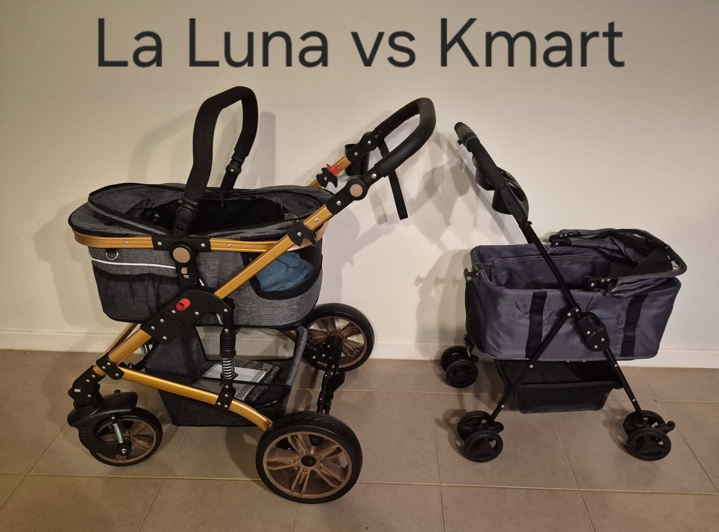 Customer photo review of Pet Stroller with ISO-FIX Car Carrier