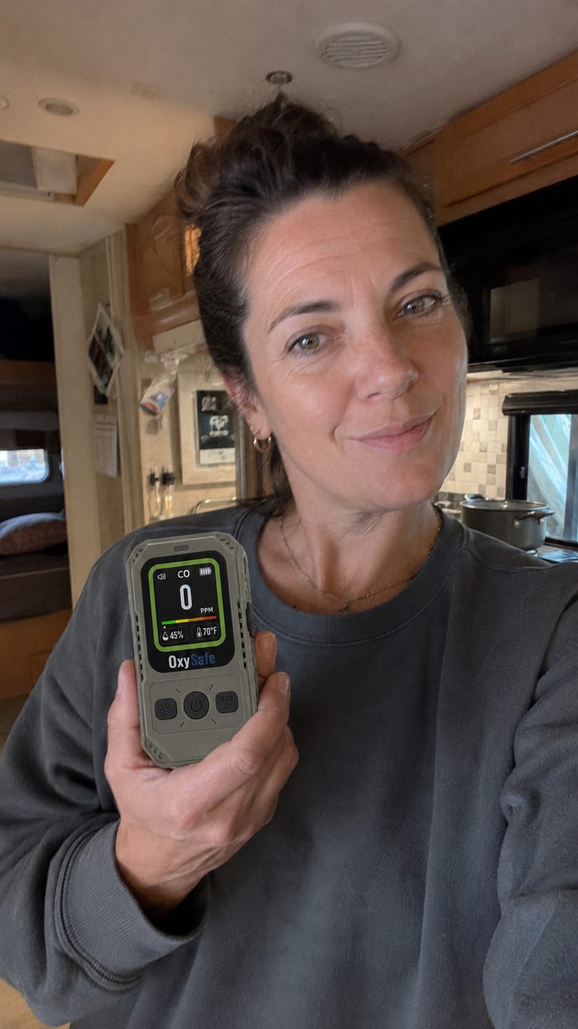 Customer photo review of OxySafe™ OffGrid RV & Motorhome CO Detector