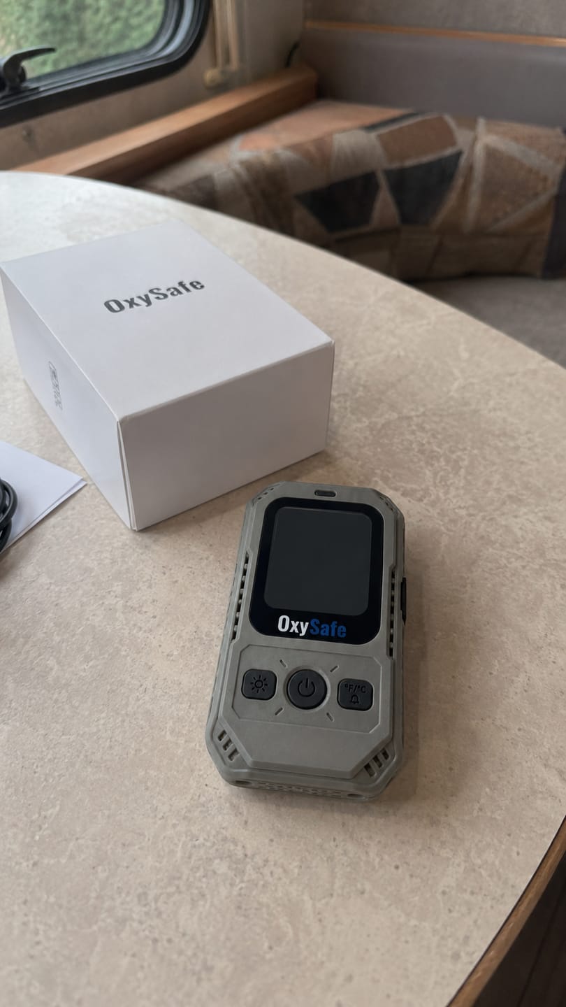 Customer photo review of OxySafe™ OffGrid RV & Motorhome CO Detector