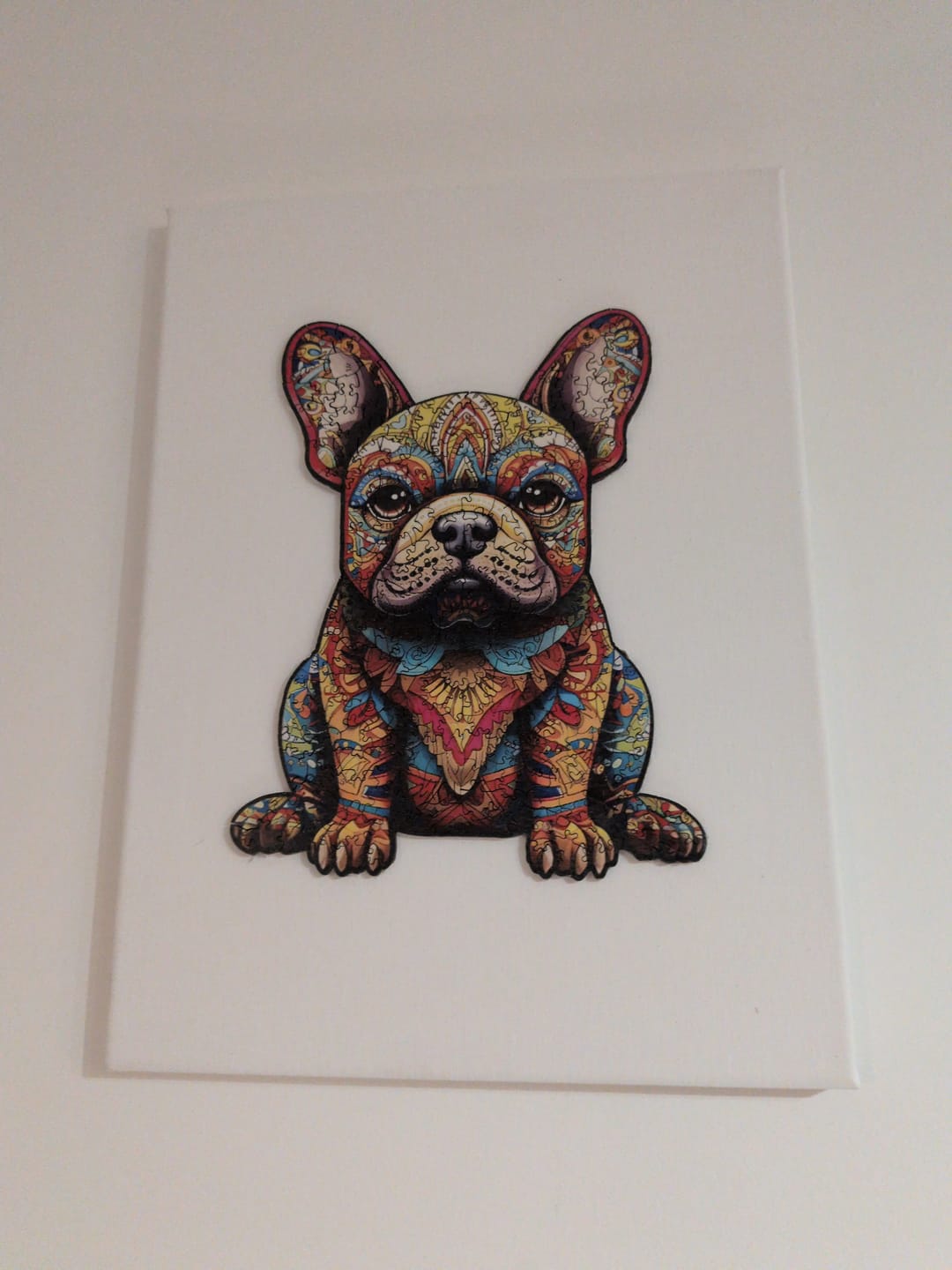Customer photo review of Puzzle 2D en Bois - Frenchie Festif
