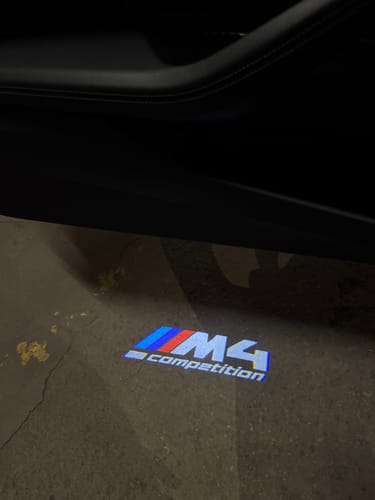 Customer photo review of BMW G SERIES DOOR LIGHTS