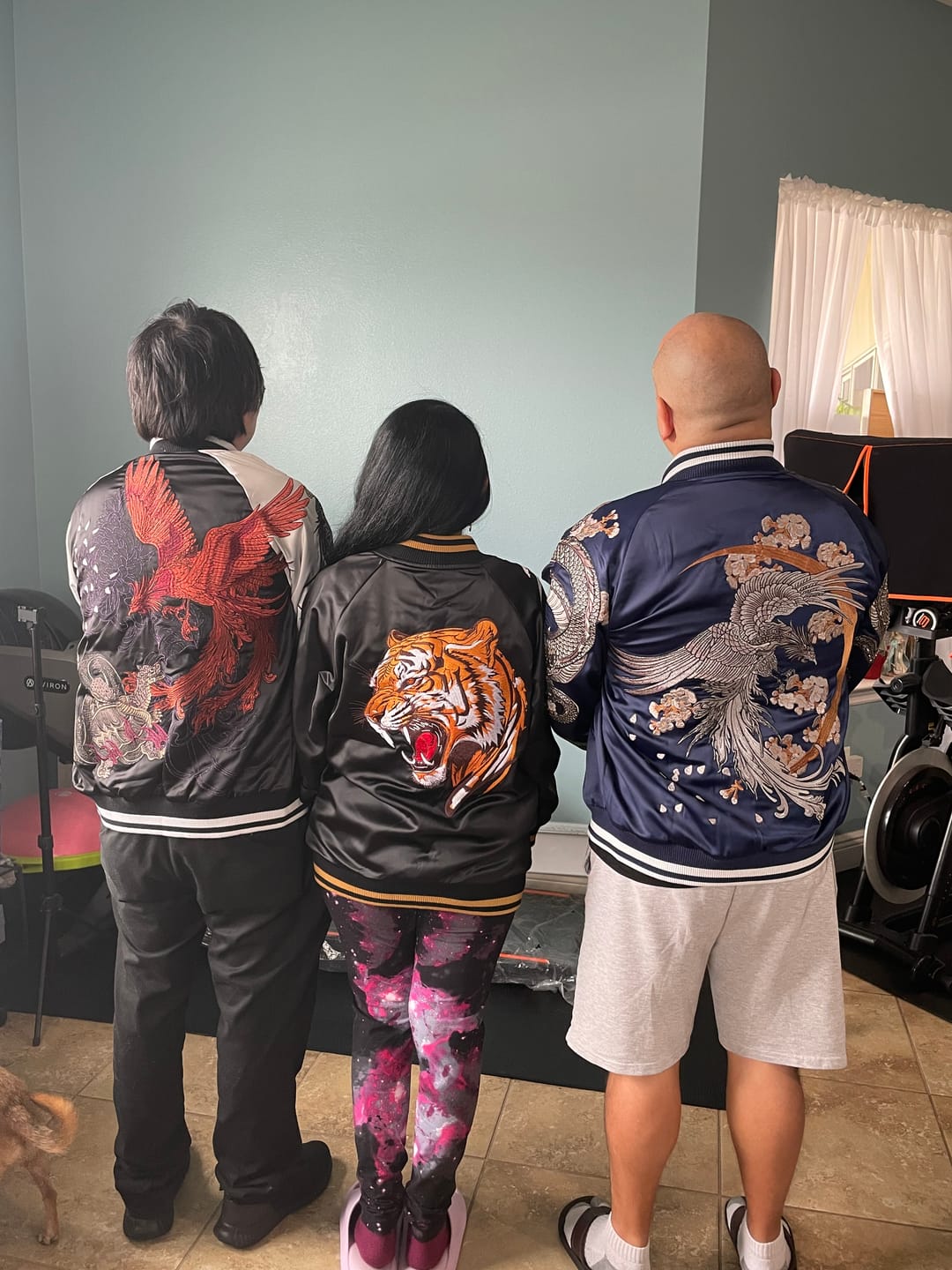 Customer photo review of Double Dragon & Phoenix Sukajan Souvenir Jacket