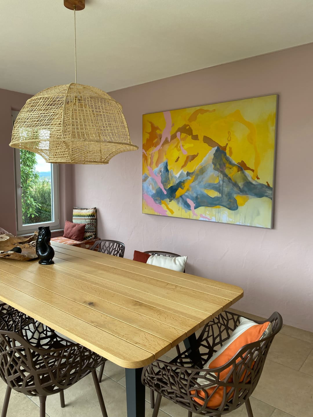Customer photo review of Akustikbild "Sonnendurchflutet"